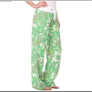 Lilly Pulitzer linen beach pant L
